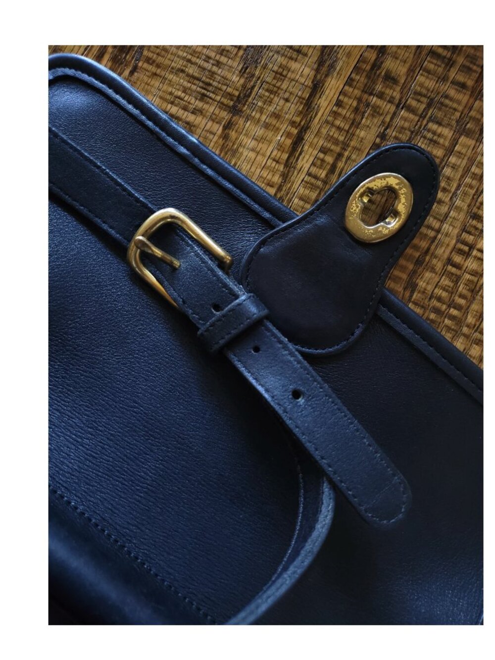 Authentic Coach 9927 Black Glove Leather Willis Station Crossbody Shoulder Bag - Picture 10 of 12